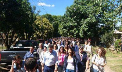 Regazzoni visit� Almirante Brown y Presidente Per�n