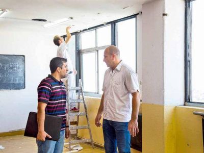 Avanzan las obras y mejoras en las escuelas del distrito