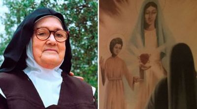 Sor Luc�a de F�tima fue testigo de apariciones de la Virgen y el Ni�o Jes�s en Espa�a