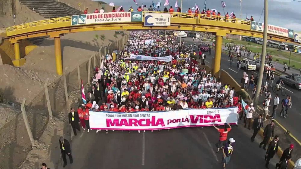 Per�: Cancelan Marcha por la Vida en Lima para enfocar esfuerzos en desastres naturales