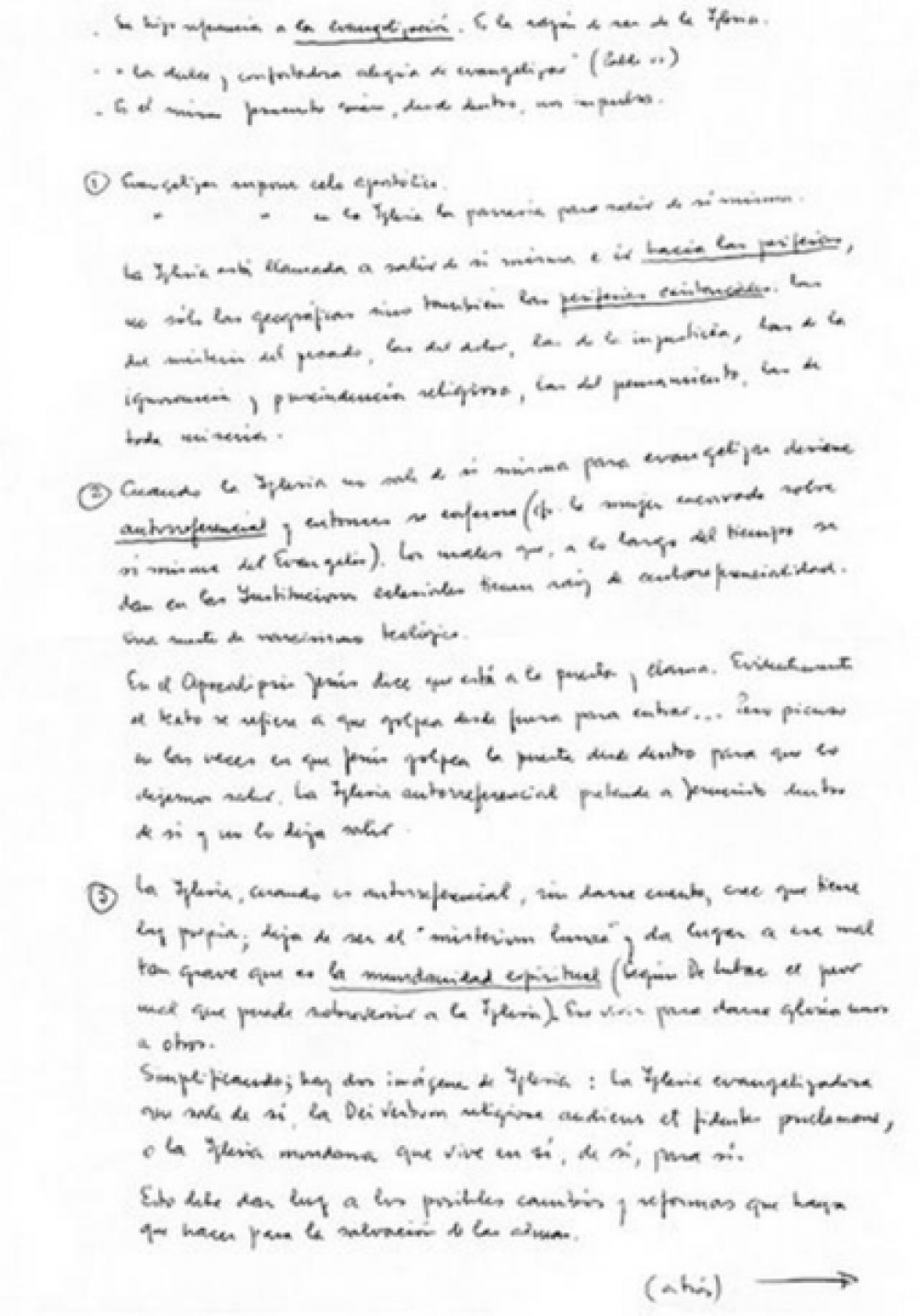 Trasciende el discurso de Bergoglio que lo convirti� en Papa