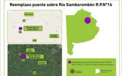 Provincia reemplazar� el puente sobre el R�o Samboromb�n