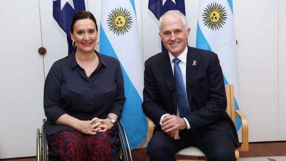 Gabriela Michetti se reuni con el primer ministro de Australia
