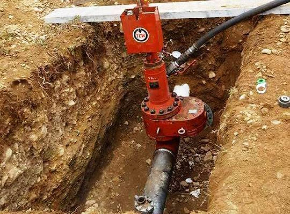 Ms de 30 operarios de Camuzzi estuvieron afectados a la reparacin del gasoducto