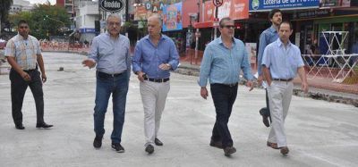 Grindetti y S�bato recorrieron obras