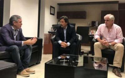 S�enz recibi� al senador por Or�n Gonz�lez y analizaron la situaci�n del norte provincial