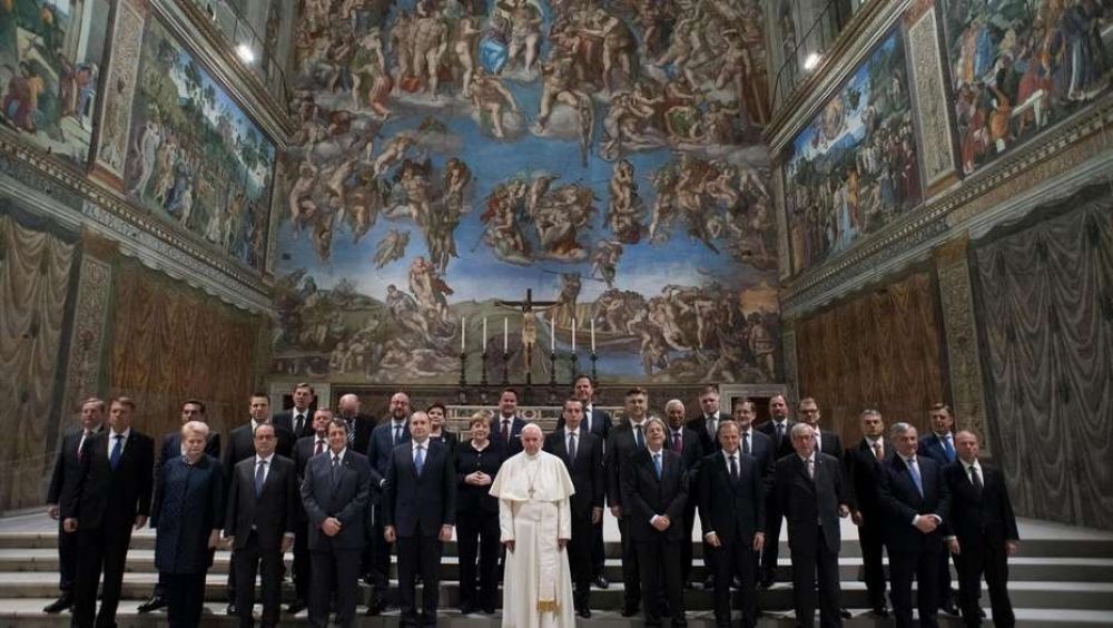 El Papa con el liderazgo de Europa: 