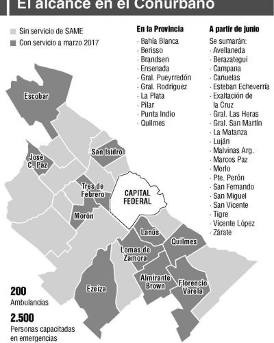 El SAME ya presta auxilio ante las emergencias en calles platenses