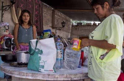 Padecen tres d�as sin agua en la zona norte