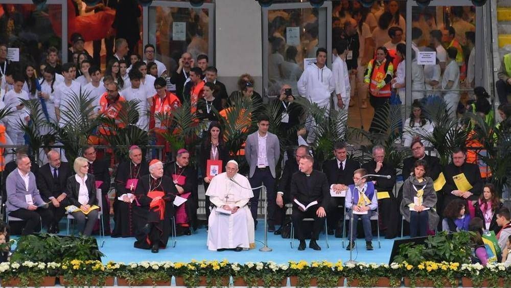 �Chicos, �le prometen a Jes�s y al Papa: nunca m�s acoso?�