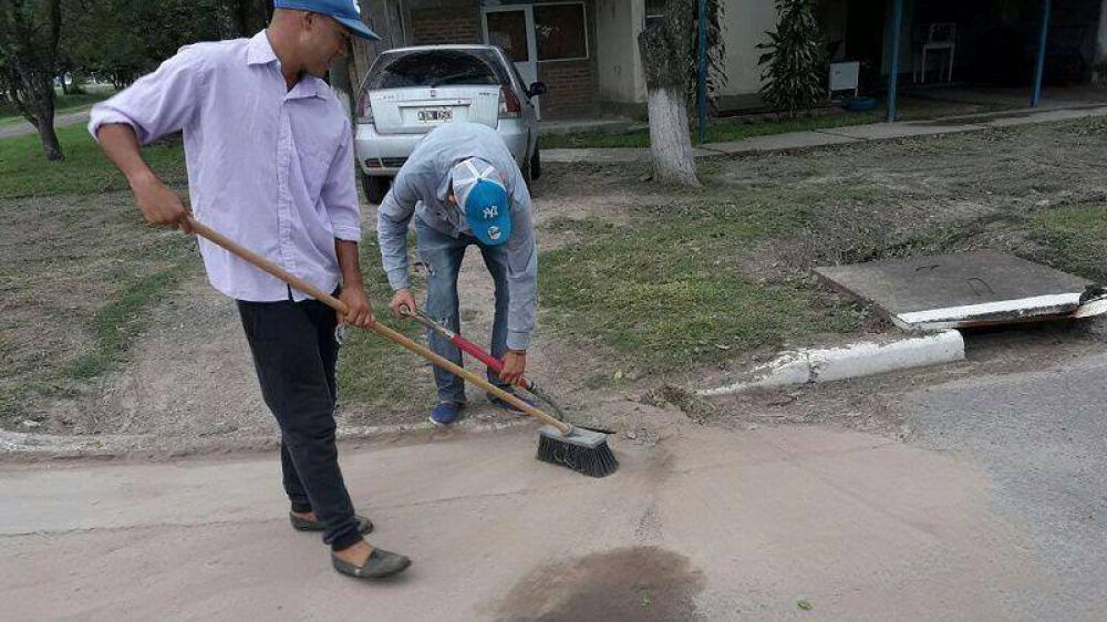 Limpian desages, alcantarillas y calles para evitar acumulacin de lquidos