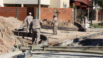 Repavimentan tramo de Pascual Simone