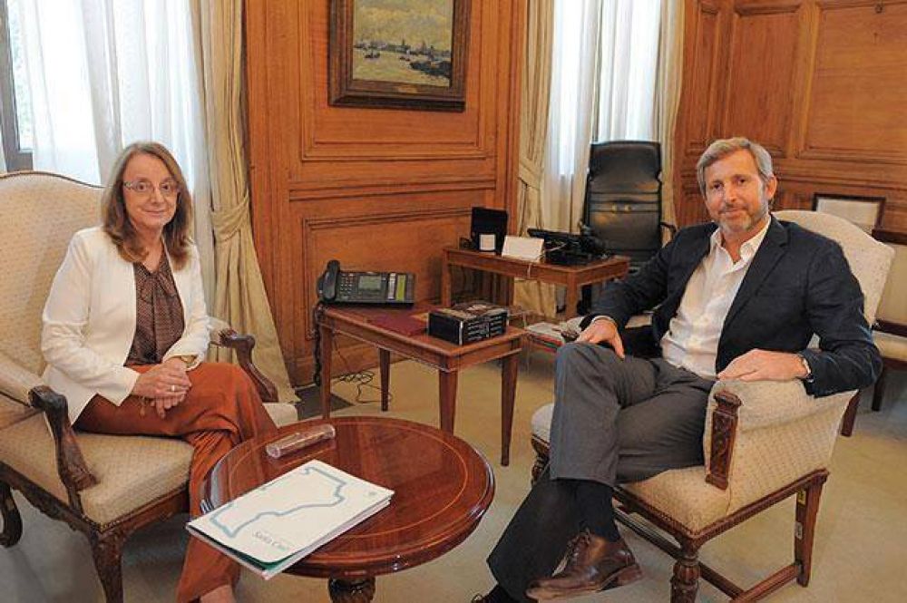 Kirchner se reuni con Frigerio por la situacin de Santa Cruz