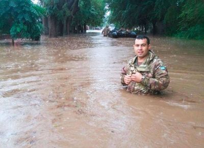 El temporal no para en Santa Rosa: 236,3 mil�metros
