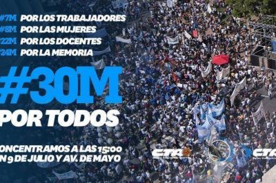 Otro d�a de marchas: Las dos CTA y parte de la CGT van a Plaza de Mayo en defensa del trabajo