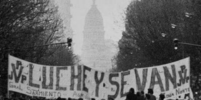 �Luche y se van�, a 35 a�os de la heroica movilizaci�n obrera que marc� el fin de la dictadura c�vico-militar