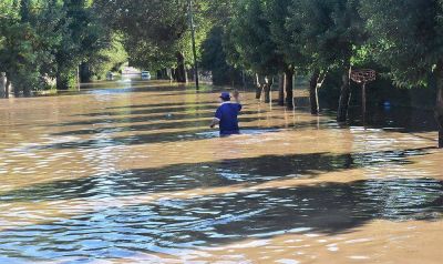 Relevaron 710 viviendas bajo el agua en Santa Rosa