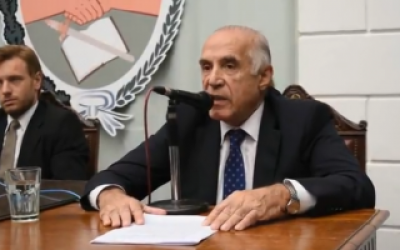 Passaglia y la inundaci�n en La Emilia: Prometi� obras y critic� la ayuda con 