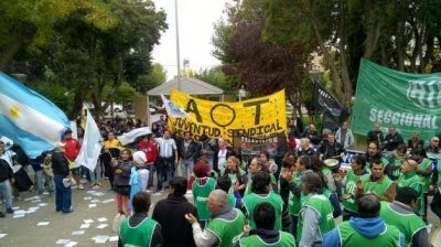 Gremios se movilizaron en Trelew
