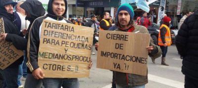 Los gremios hicieron sentir que el jueves fue jornada de paro nacional