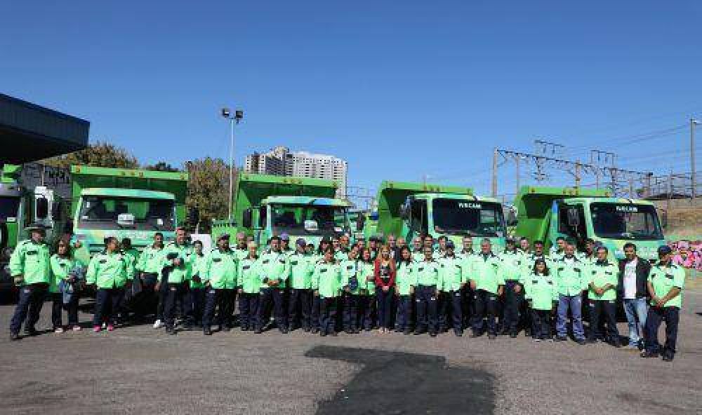 Ferraresi inaugur� la base operativa de servicios p�blicos de Avellaneda Centro y Pi�eyro