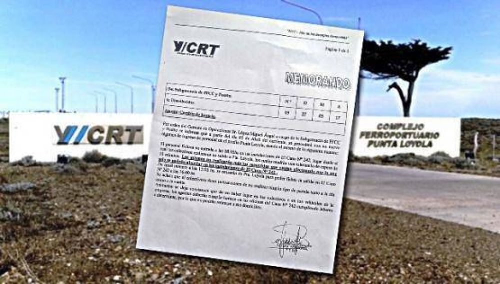 Trabajadores de Punta Loyola denuncian reduccin de jornada por parte de YCRT