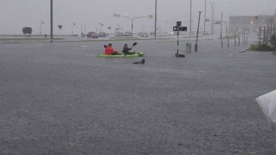 Temporal: 40 evacuados y varios barrios sin luz