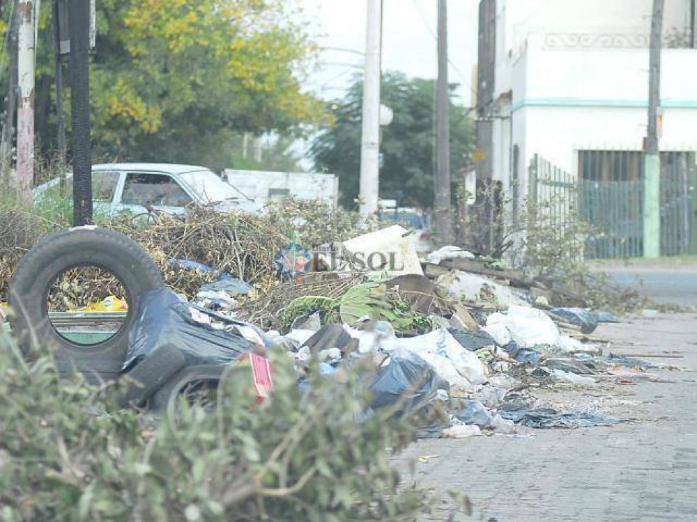 Un basural en la zona oeste