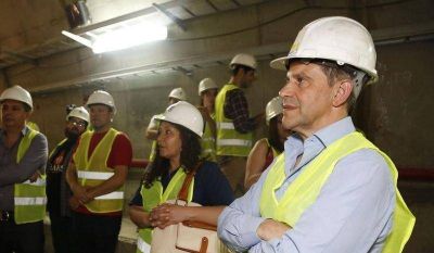 La Ciudad comenz� la obra de la l�nea F