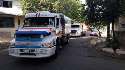 Colaboraci�n de Paraguay a la provincia de Chubut por las inundaciones