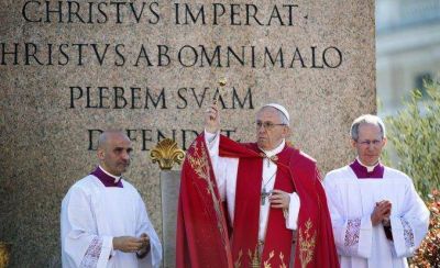 El Papa Francisco presidi� la misa de Domingo de Ramos