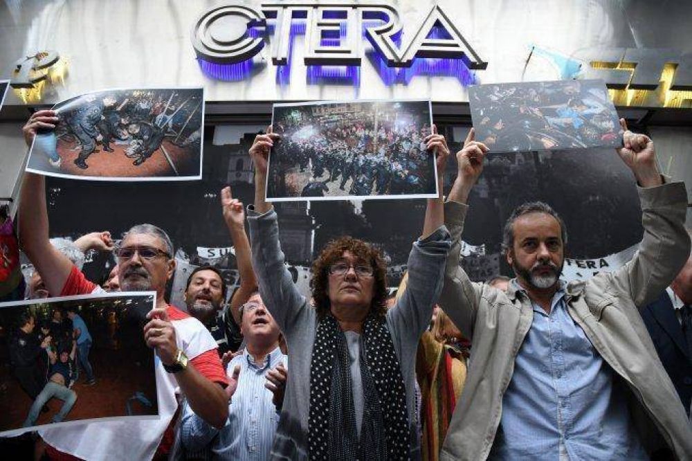 Los docentes paran maana en todo el pas en repudio a la represin