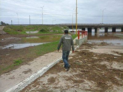 Registra un metro la bajante de aguas del R�o Dulce
