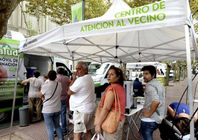 �El Municipio en tu Barrio� estuvo en la c�ntrica plaza Mitre de San Fernando