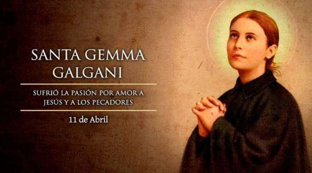 Hoy la Iglesia conmemora a la joven Santa Gemma Galgani
