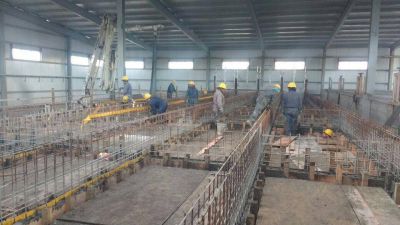 Avanzan en la infraestructura para la potabilizaci�n de agua en la nueva planta