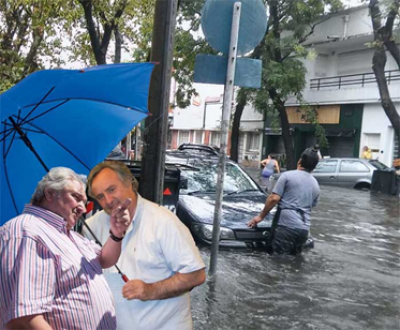 Siempre con un paraguas a mano