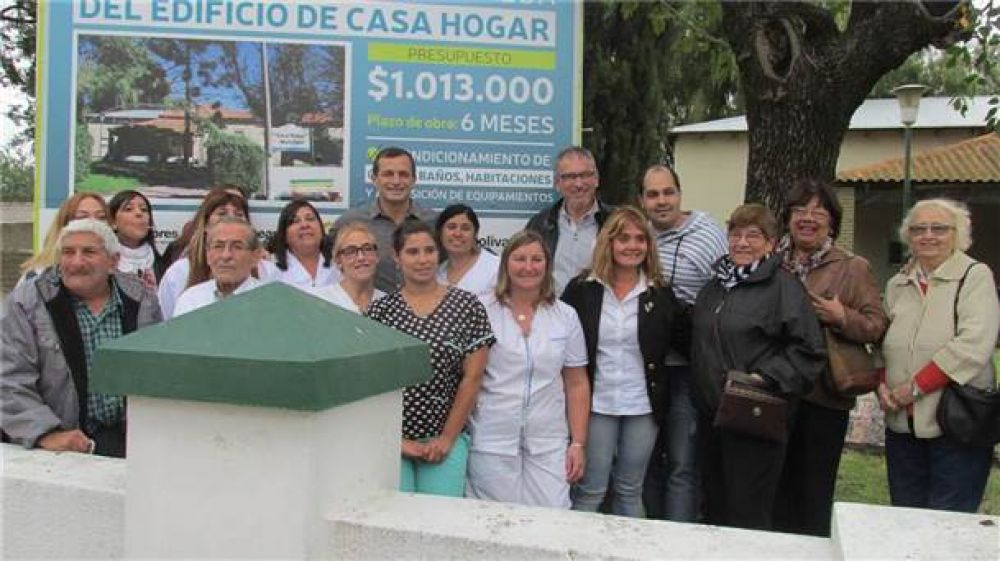 El intendente Bucca present� el proyecto de remodelaci�n de Casa Hogar