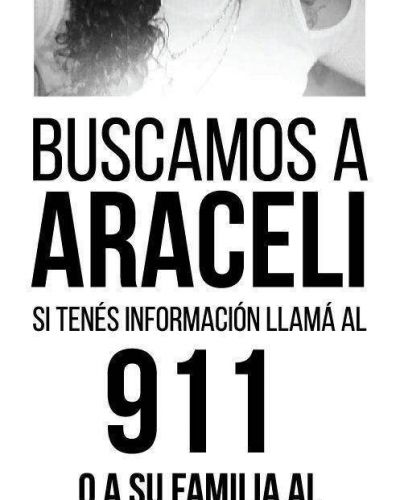 Katopodis: �Pedimos la colaboraci�n de todas las fuerzas de seguridad para encontrar a Araceli�