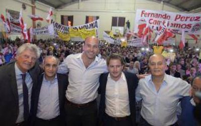 Molina, Salvador y Venegas en el lanzamiento de la Mesa de Cambiemos en Quilmes