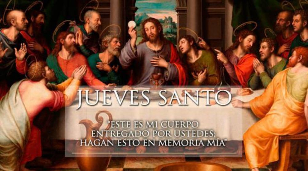 Hoy celebramos el Jueves Santo: La �ltima Cena del Se�or