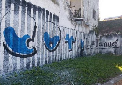 Cotignola sali� a pintar m�s paredes y pide un lugar en la lista de Vicente L�pez