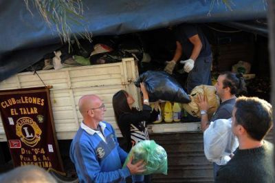 Tigre lleva donaciones para Comodoro Rivadavia