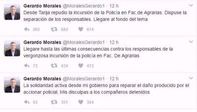 Morales repudi� operativo y ya dispuso sanciones