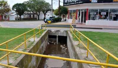 Per�n y Unanue: la peque�a obra que evitar�a la inundaci�n de la colectora