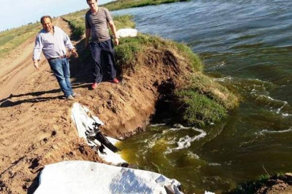 Meridiano V: denuncian tapones con silobolsas