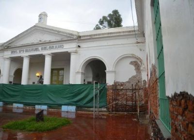 Invierten 20 millones de pesos en el arreglo de la Escuela Belgrano