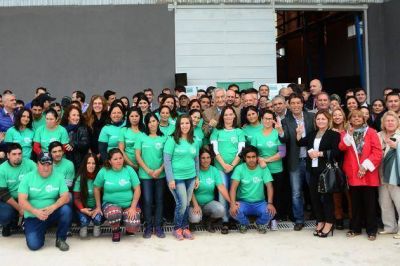 �Estoy feliz por los trabajadores, porque gobernar tambi�n es crear trabajo�