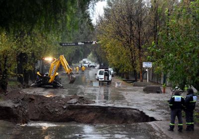 Las lluvias revelaron fallas en muchas calles