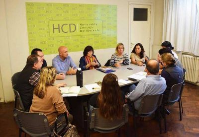 Concejales recibieron a representantes de ATE